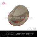 Cremefarbenen indiana jones fedora hat / fedora scherzt hutgroßverkauf